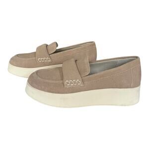 Sanctuary Peacemaker Suede Platform Loafers Shoes Cafe Women's 6.5